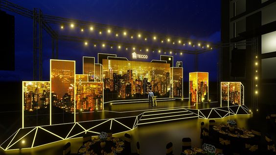 Event backdrop ideas for corporate event